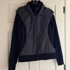 Lulu lemon black zip jacket size 8